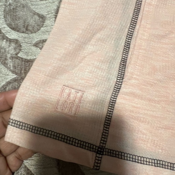 Kate Lord Performance Pink 1/4 Snap Hoodie, Size Medium NWOT - Picture 4 of 5